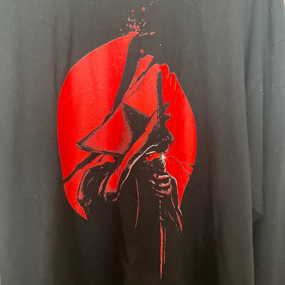Samurai’s Revenge Asian Graphic Long Sleeve T-Shirt Slice Blade Japan XXL Black - Picture 3 of 5